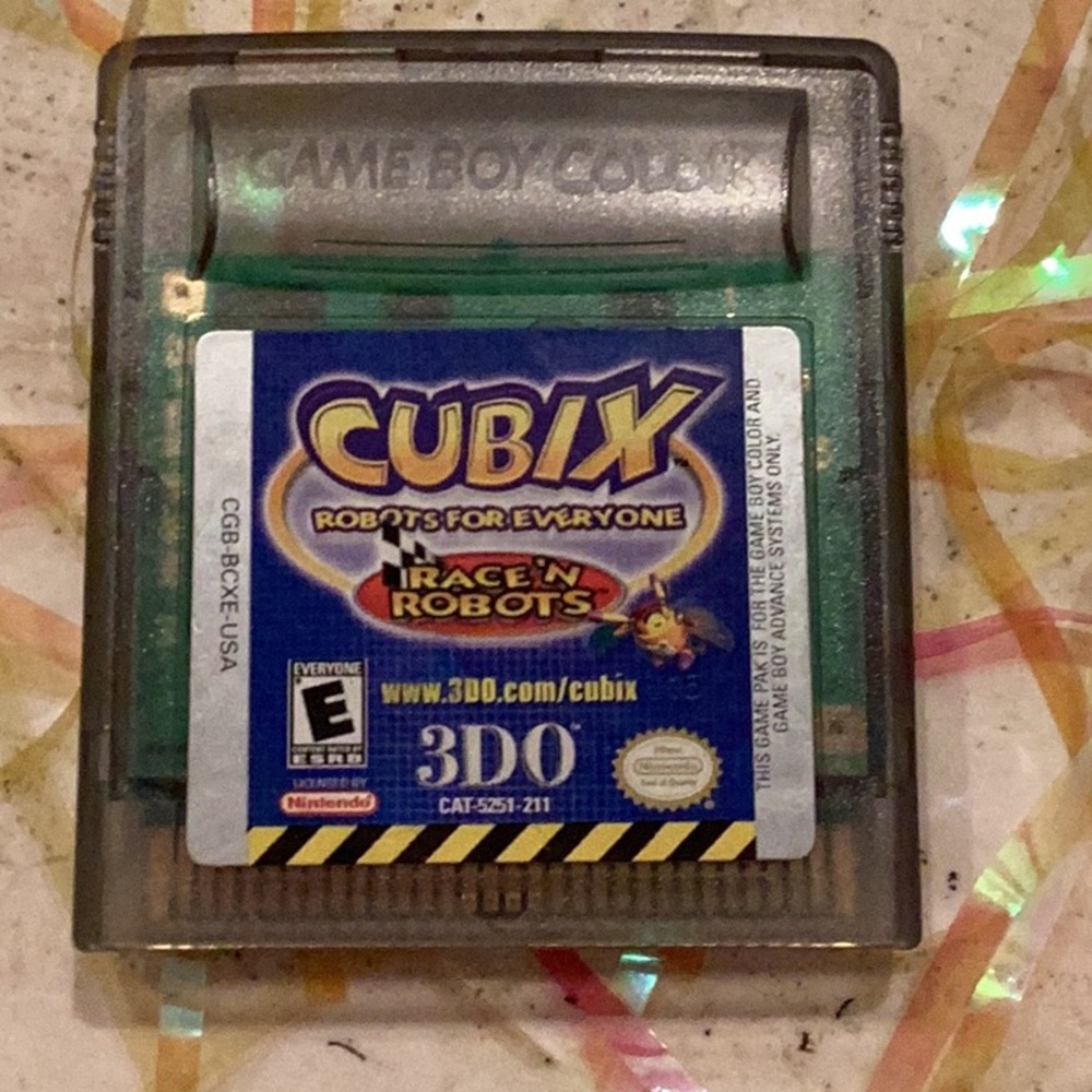 Cubix Robots For Everyone Race N Robots Nintendo Game Boy Color Game Tested